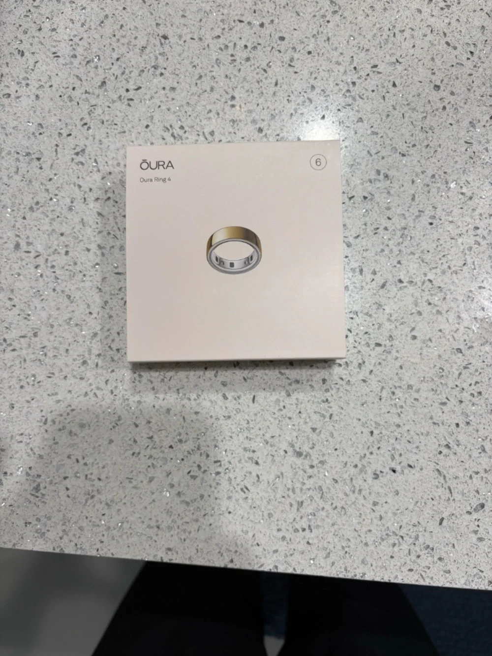 Oura Ring Gen 4 Gold Size 6